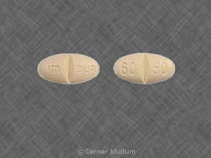 IM DUR 60 60 Pill ( Yellow / Elliptical / Oval ) - Drugs.com Pill